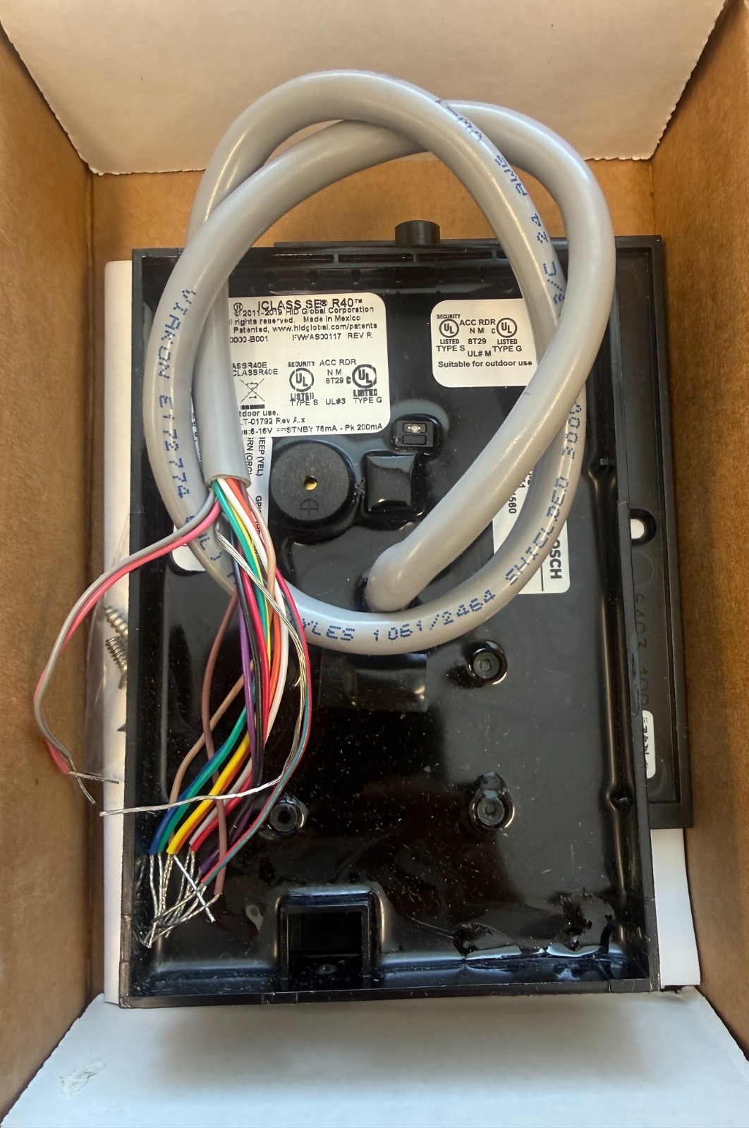 BOSCH ARD-SER40-WI Access Control Card Reader