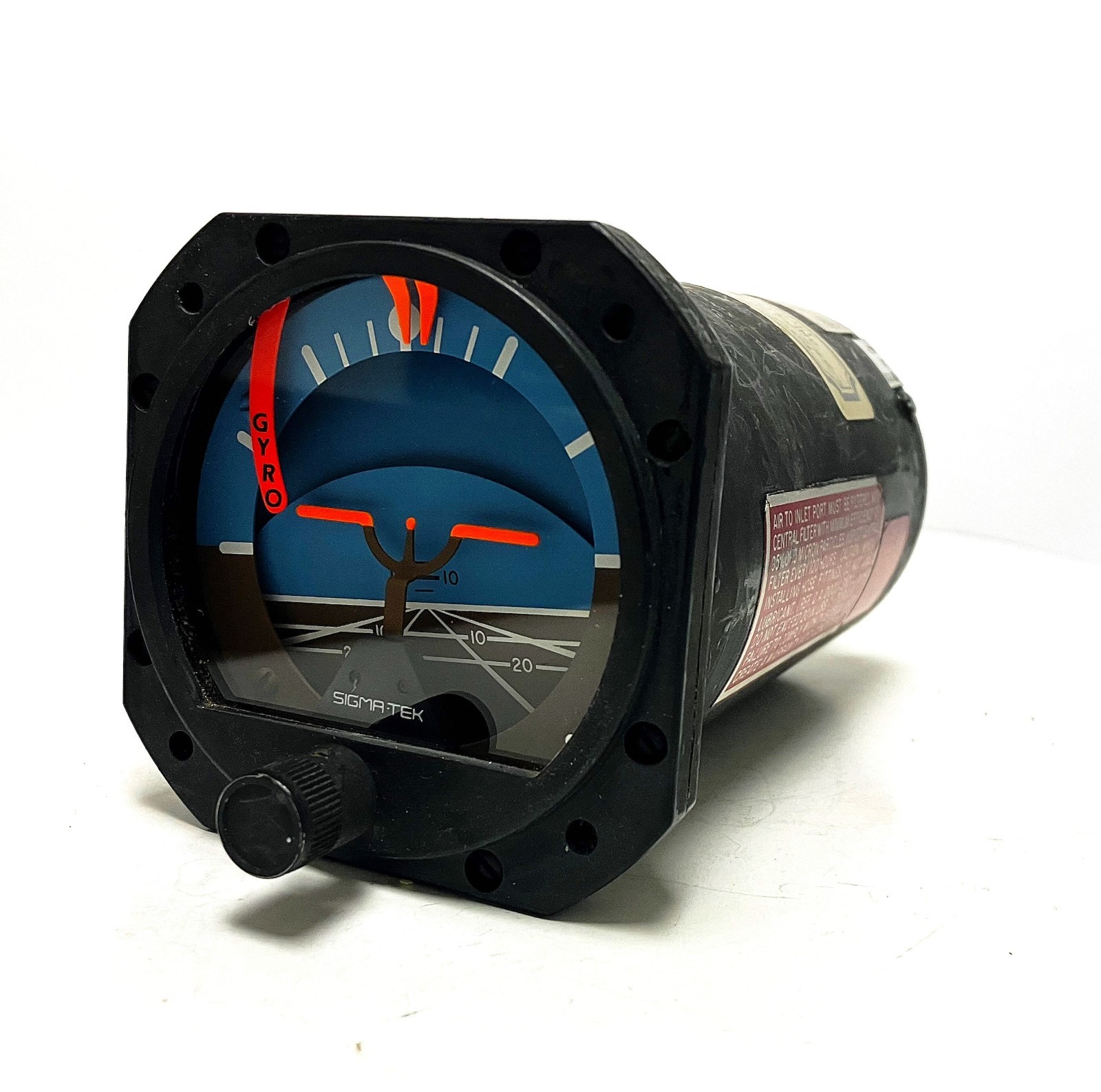 Sigma-Tek Attitude Gyro P/N: 5000B-36 Alt# 23-501-032-2 Working When Removed