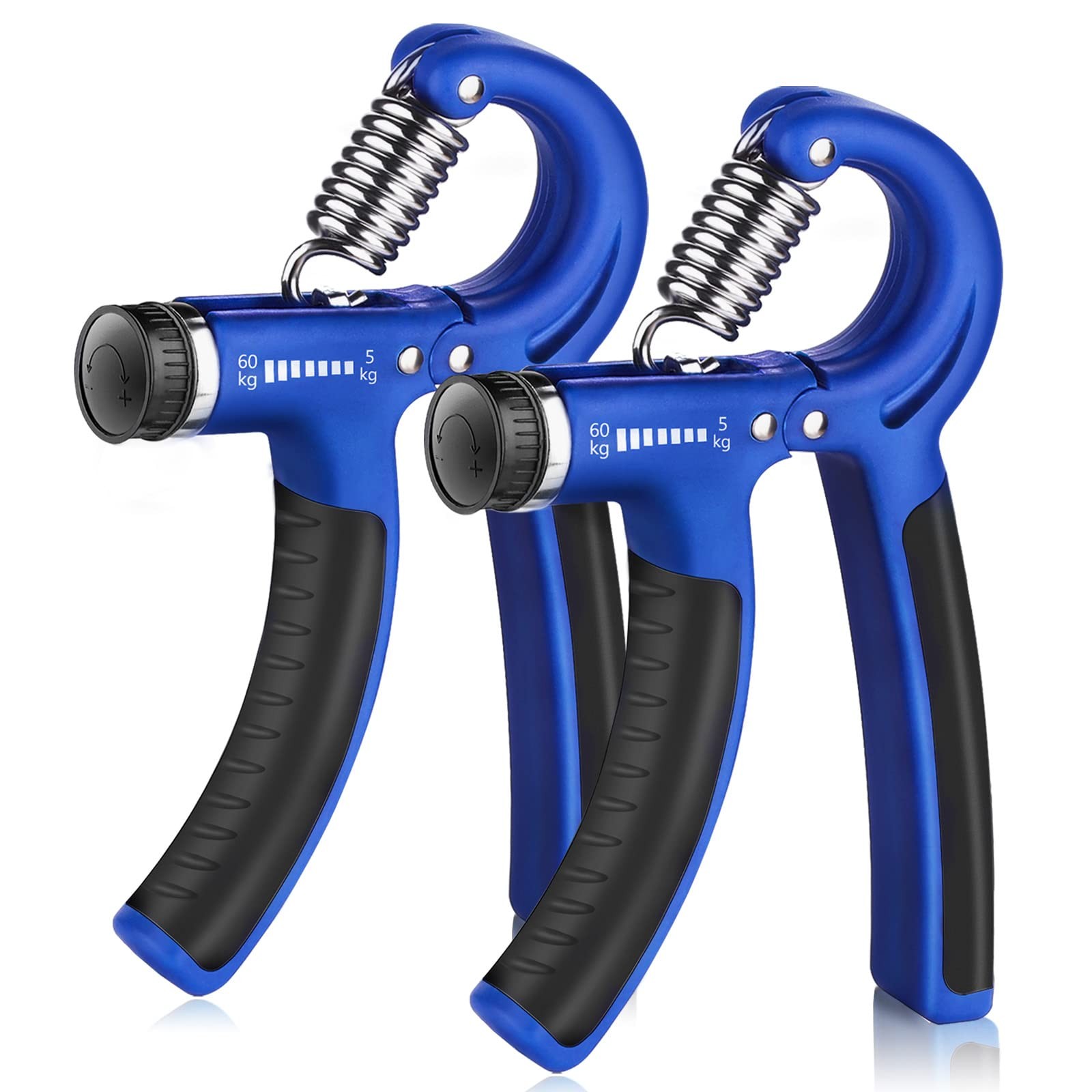Adjustable Grip Strength Trainer, Forearm Exerciser 11132 lbs, Hand Gripper S...