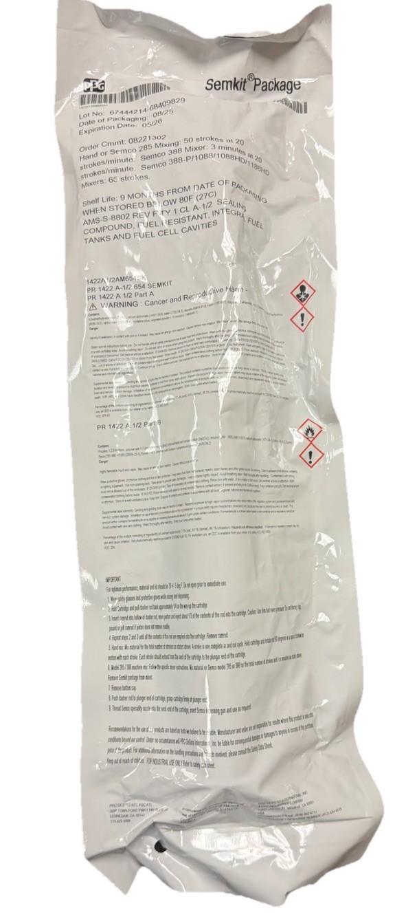 PRC Desoto - PR-1422 A  1/2 Fuel Tank Sealant 6oz Tube | PR1422A1-2