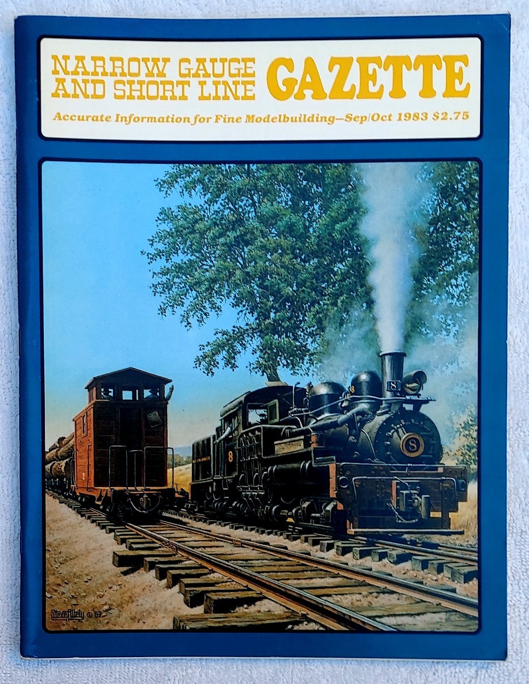 NARROW GAUGE AND SHORT LINE Gazette Vintage Magazine Trains Sep/Oct 1983 VGUC
