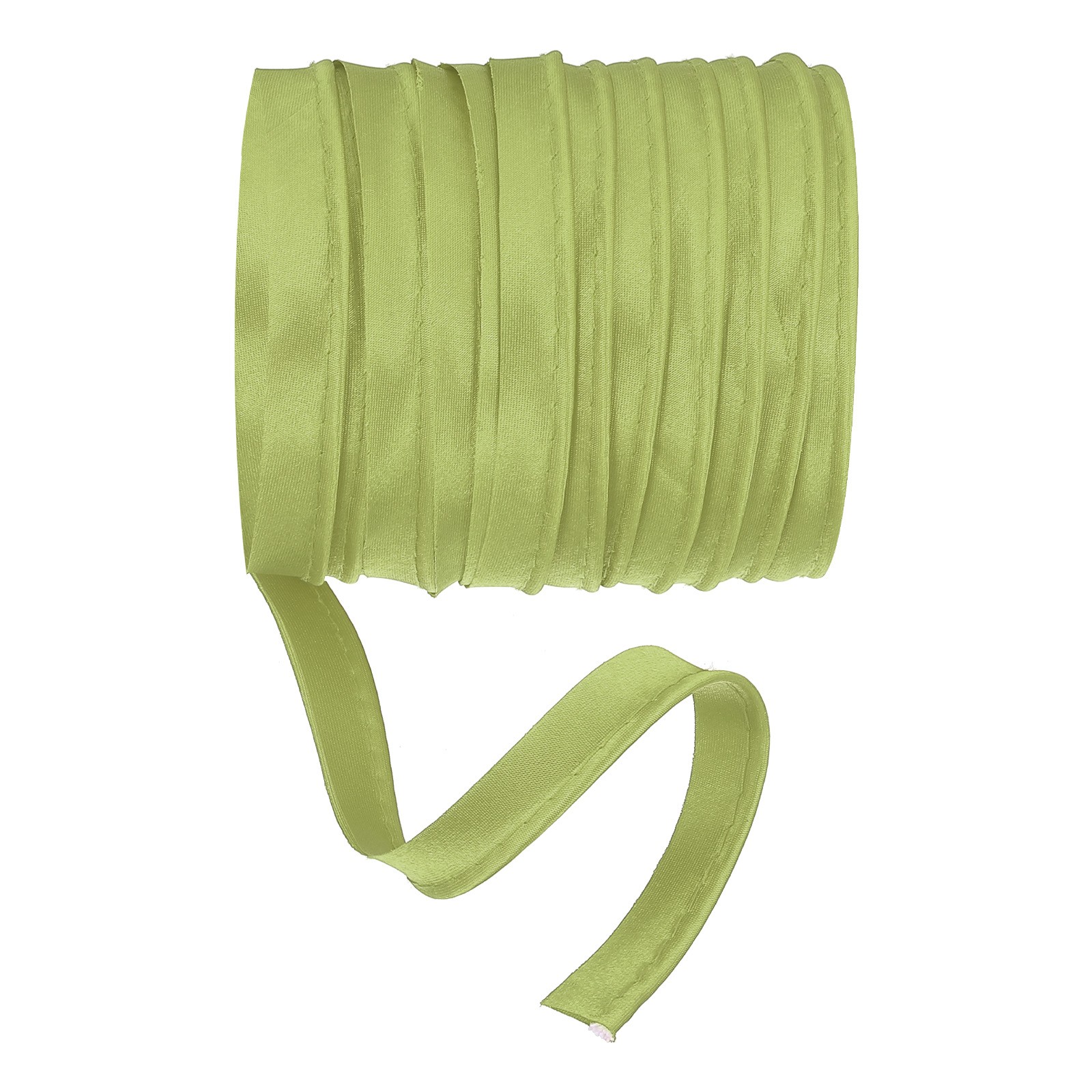 Maxi Piping Bias Tape, 5 Yards Piping Trim with Cord - (Green)