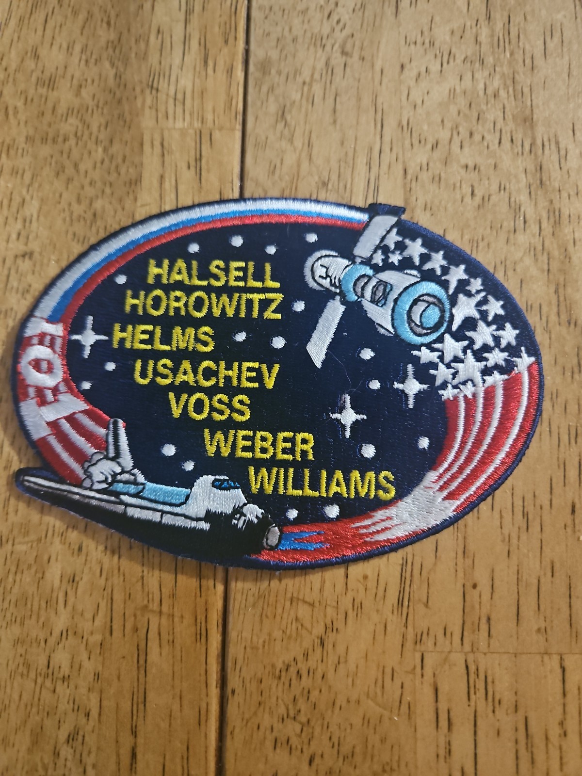 vintage NASA STS -101 Space Mission Embroidered Patch 2000