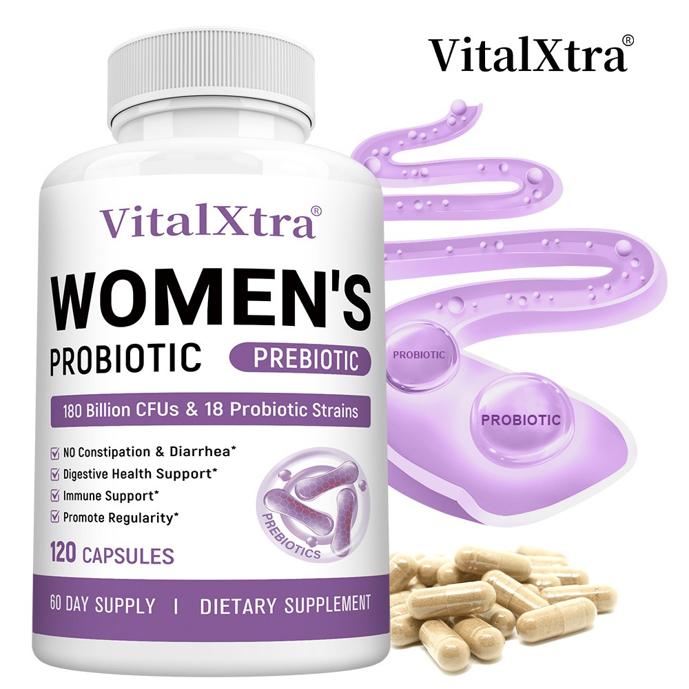 Probiotics For Women,180 Billion CFU,For Digestive,Immune Health 120 Capsules