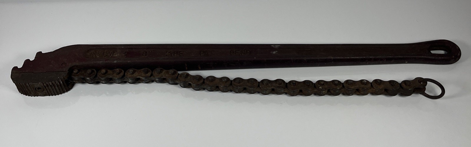 Vintage Reed MFG CW-24 Pipe & Fittings Chain Wrench 3"