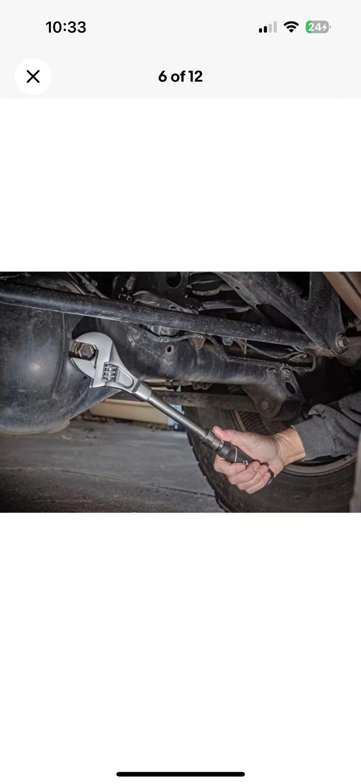 12 In. to 16 In. Extendable Adjustable Wrench