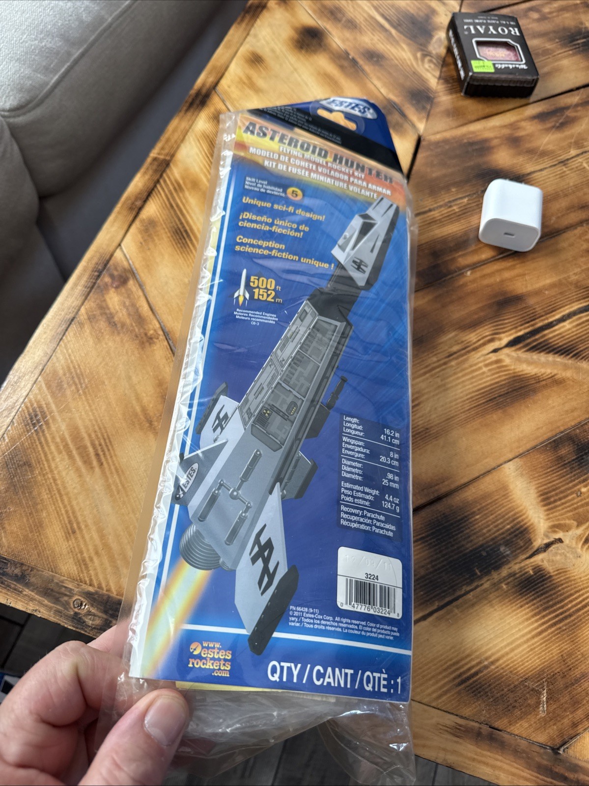Estes Asteroid Hunter Flying Model Rocket Kit level 5 Expert