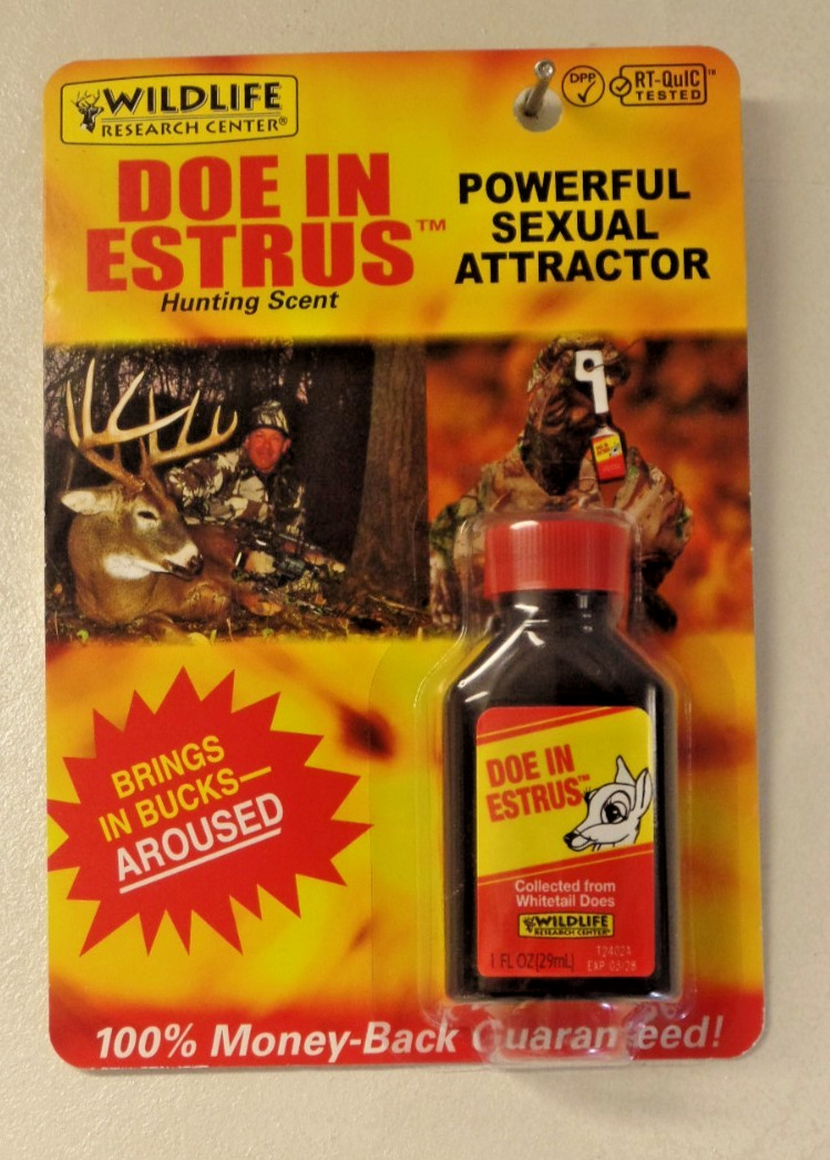 Wildlife Research Center 225 Doe In Estrus Urine Buck Lure Scent 1 Oz Bottle