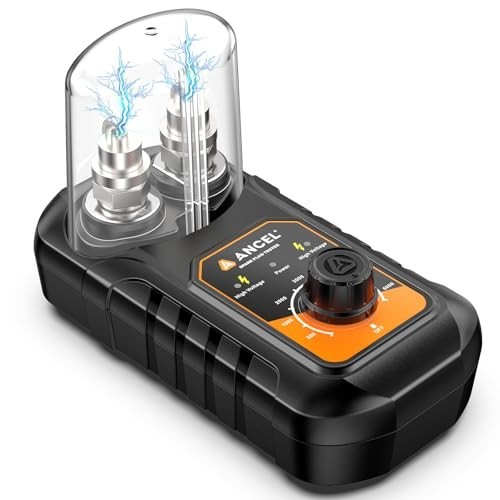 Dual Hole Spark Plug Tester Tool for Car & Motorcycle - 0-6000RPM Ignition Teste