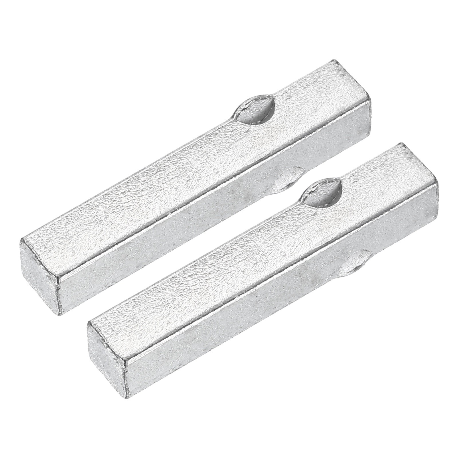 2 Pcs Silver Door Knob Spindle 45mm Spare Door Handle Spindle Bar Replacement