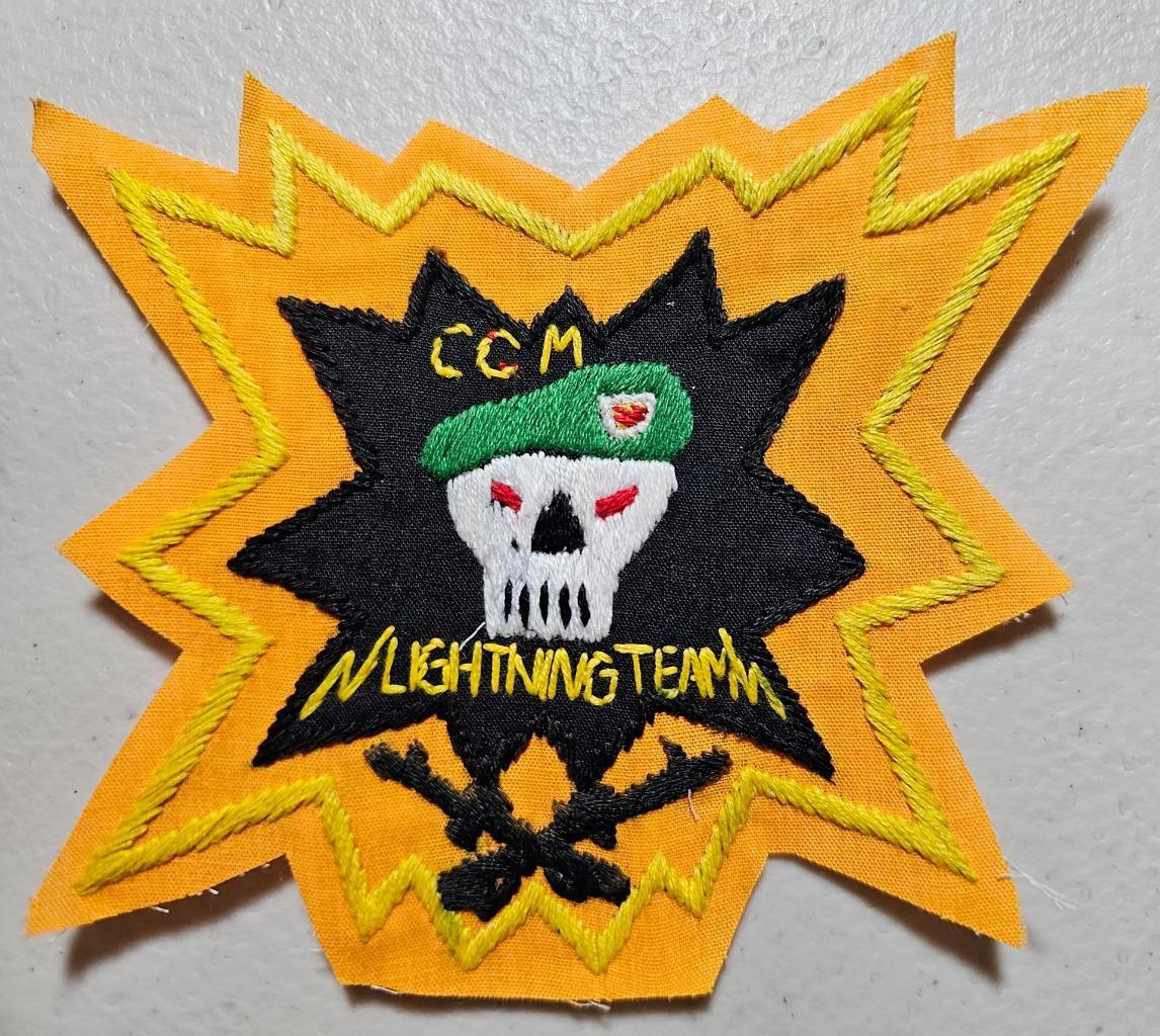 Vietnam Repro Patch:  CCM LIGHTNING TEAM