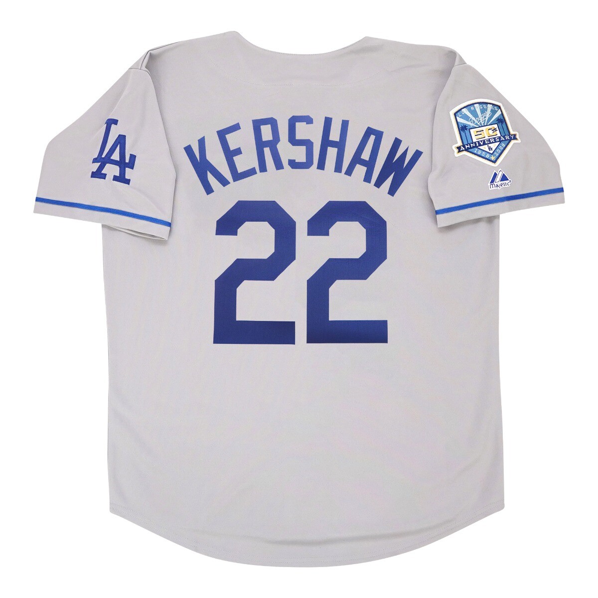 Clayton Kershaw 2008 Los Angeles Dodgers Road 50th Anniv. Men's Jersey (S-3XL)