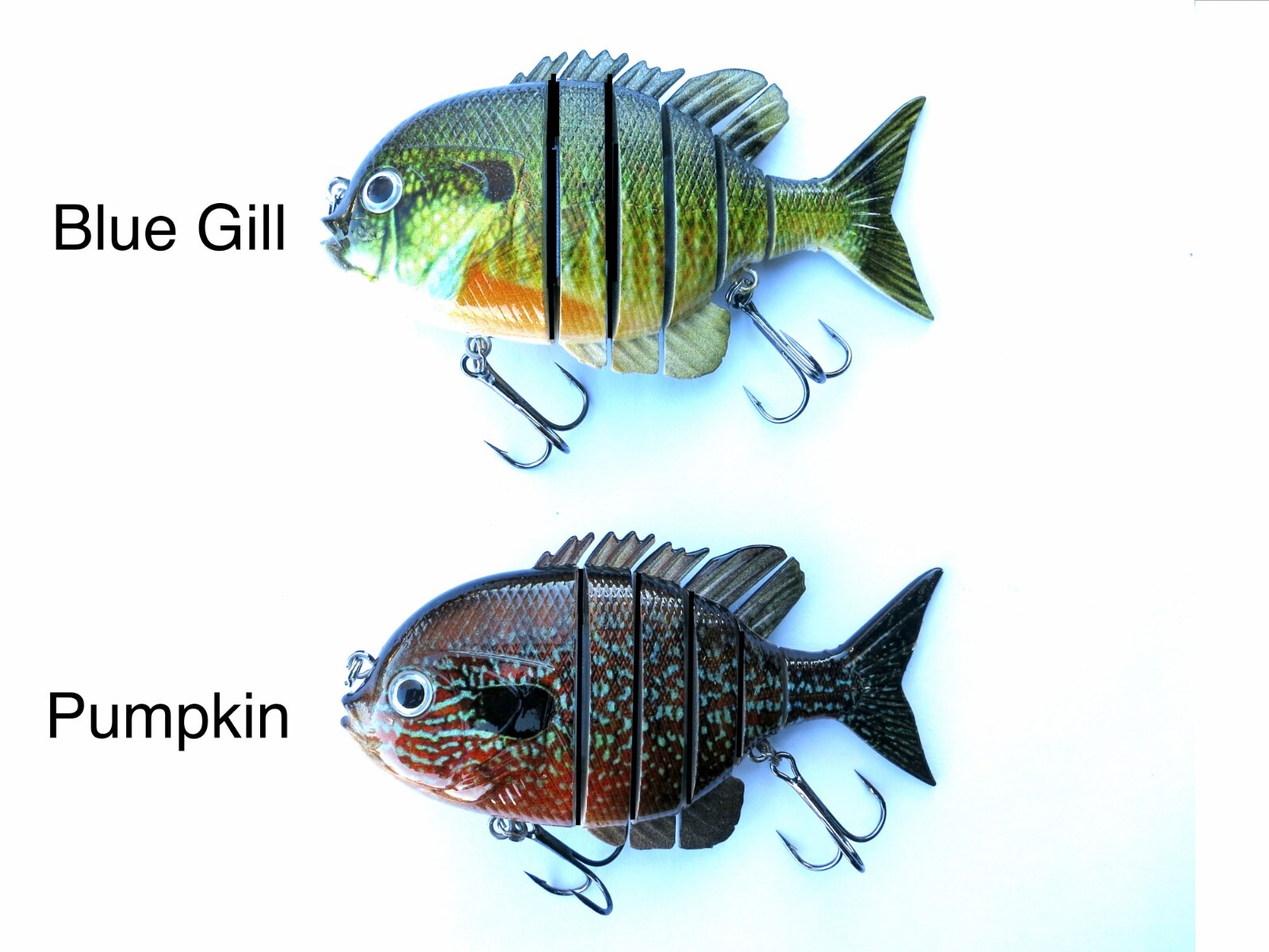 4 inch Blue Gill Fishing Lure crank bait swimbait for Large Mouth Bass,