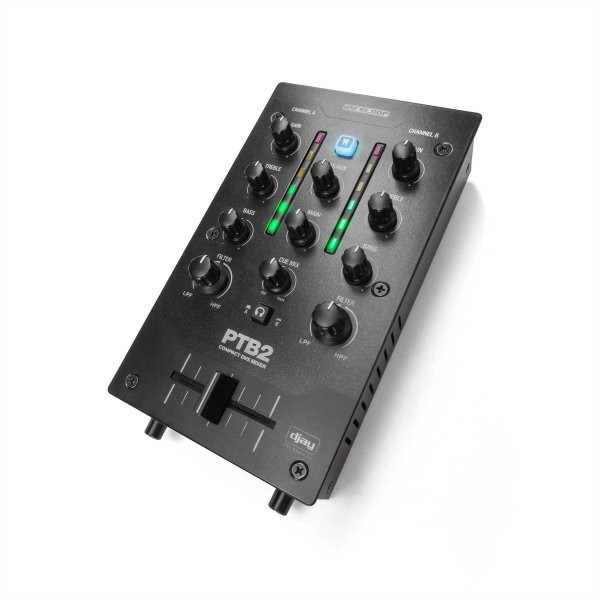 Reloop AMS-PTB-2 Portable 2+1-Channel DJ Mixer with DVS and Bluetooth Interface