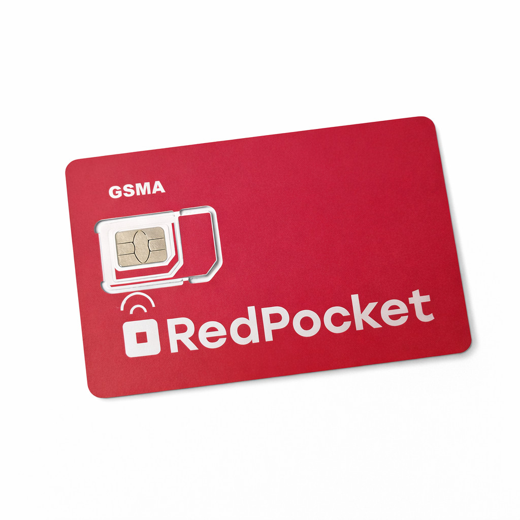 Red Pocket Mobile SIM Card Lot of 10 New GSMA 5G 4G LTE Triple Cut Nano Prepaid