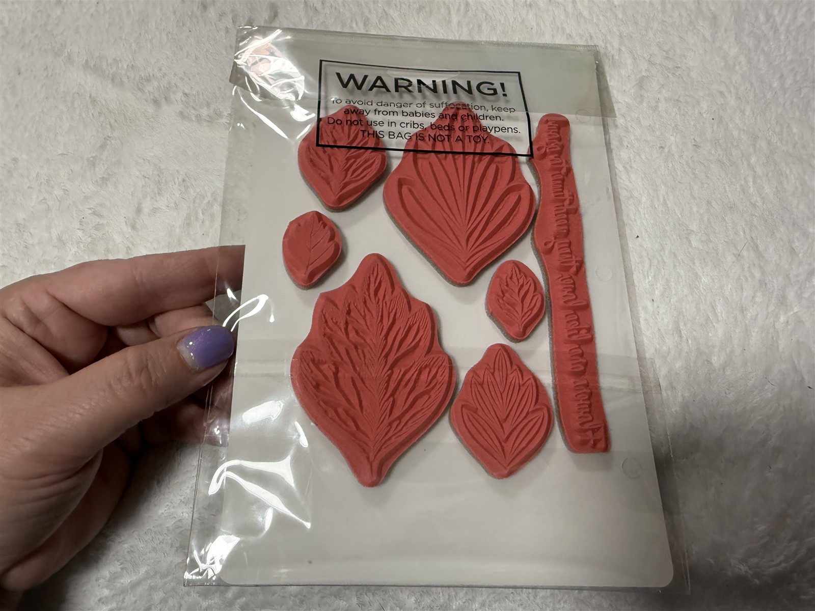 SHEENA DOUGLASS CREATE A FLOWER LEAF PETALS RUBBER STAMP SET