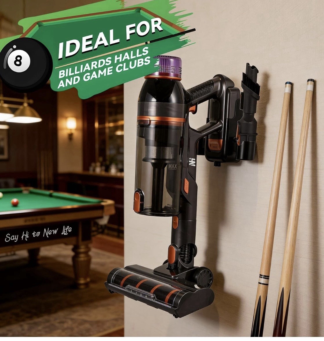 Newhai Pool Table Cloth Cleaner Vaccume New Open Box