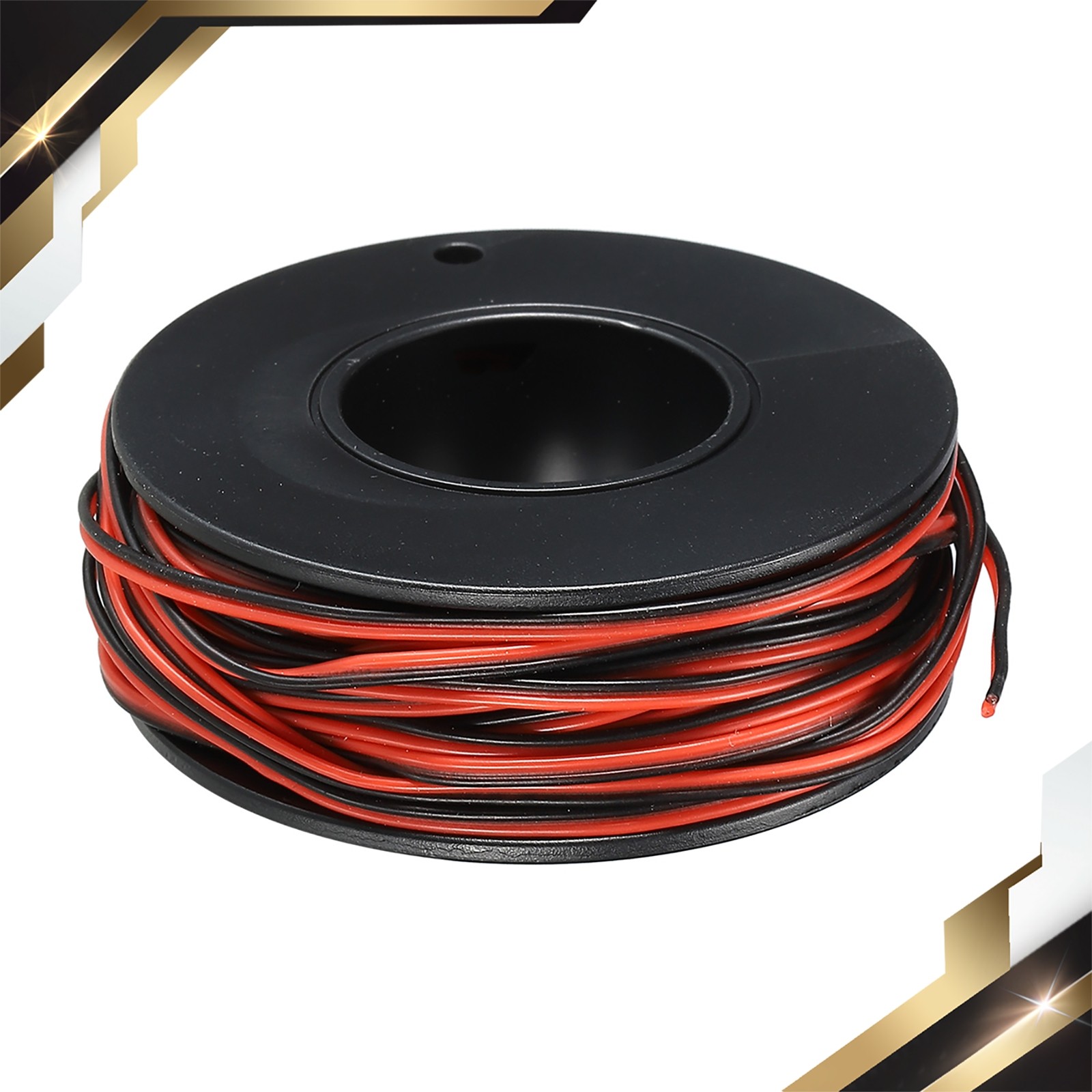 2 Conductor Parallel Silicone Wire 30AWG 30 Gauge Red Black Wire 10m/33ft