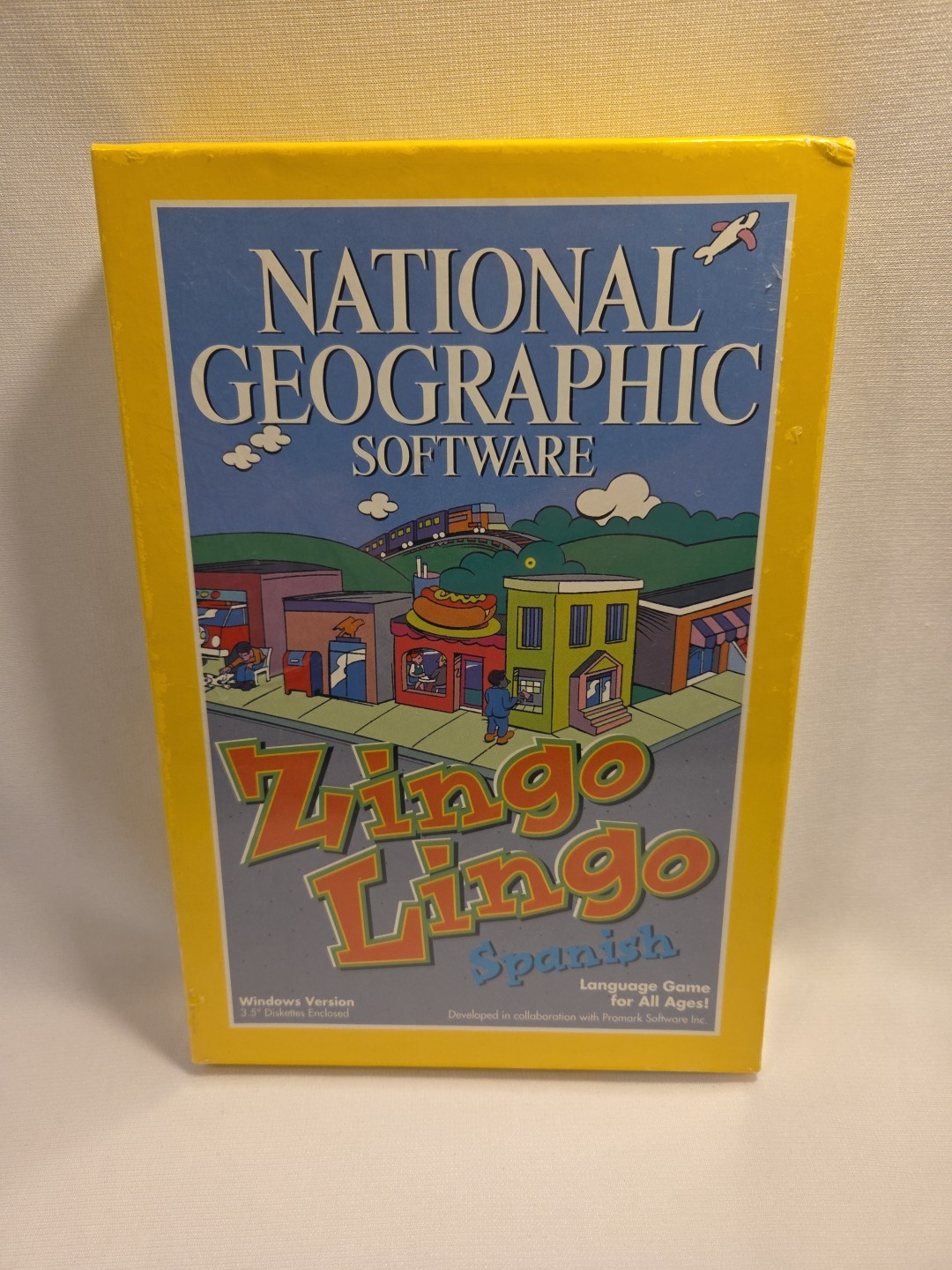 NEW National Geographic Software - Zingo Lingo Spanish Language Game (1995)