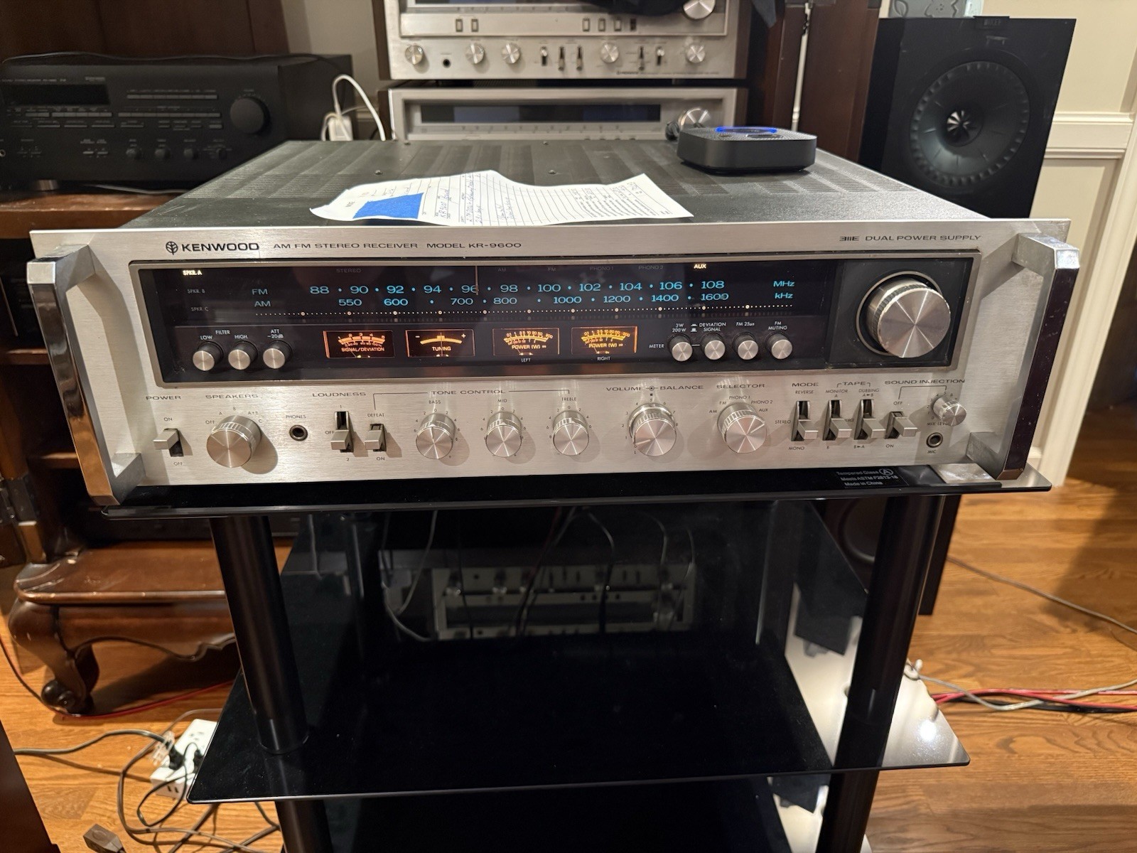 Vintage Kenwood KR-9600. Excellent Condition. New Modules (2) . New Caps ect..