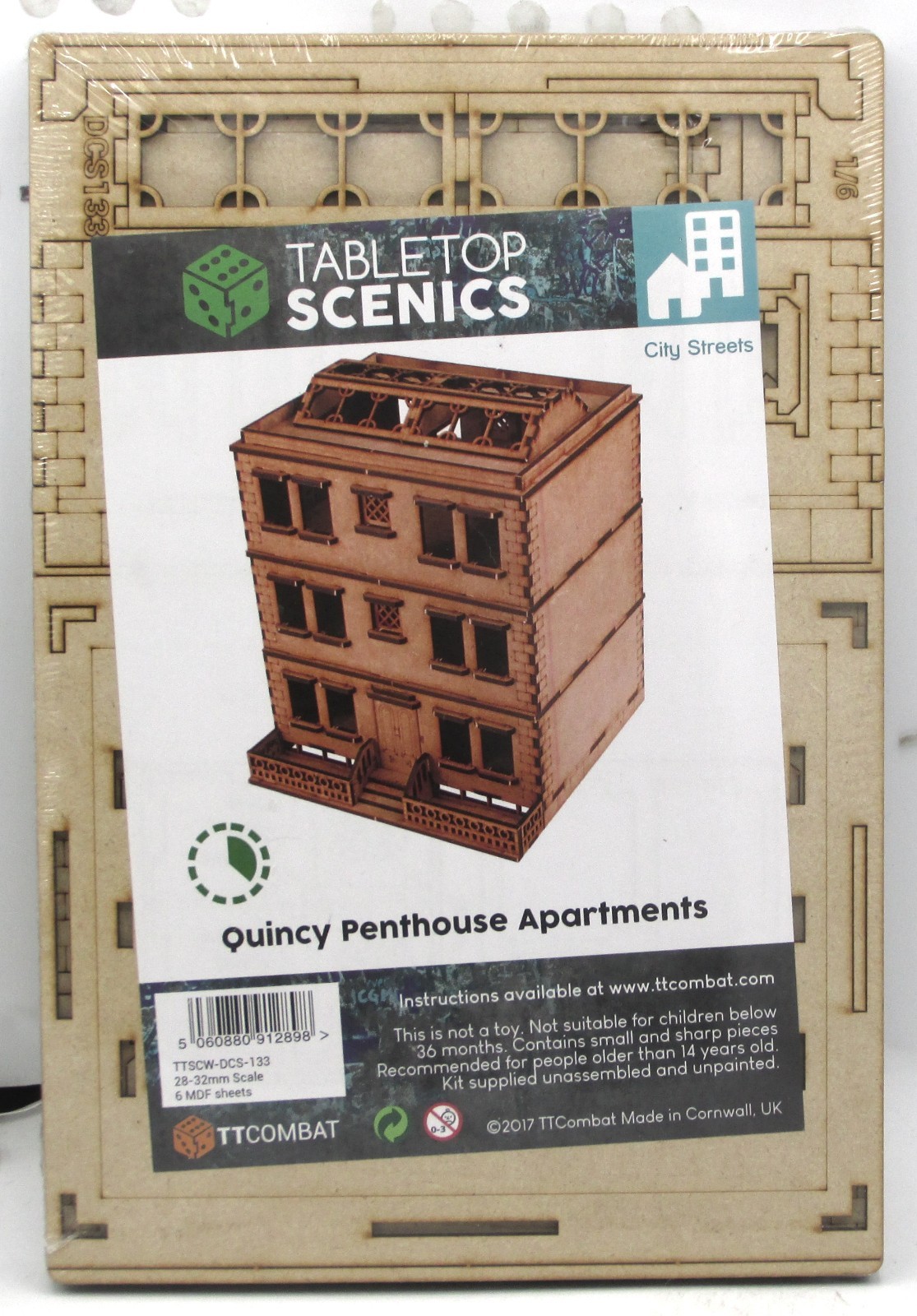 TTCombat TTSCW-DCS-133 Quincy Penthouse Apartments (City Streets) Building
