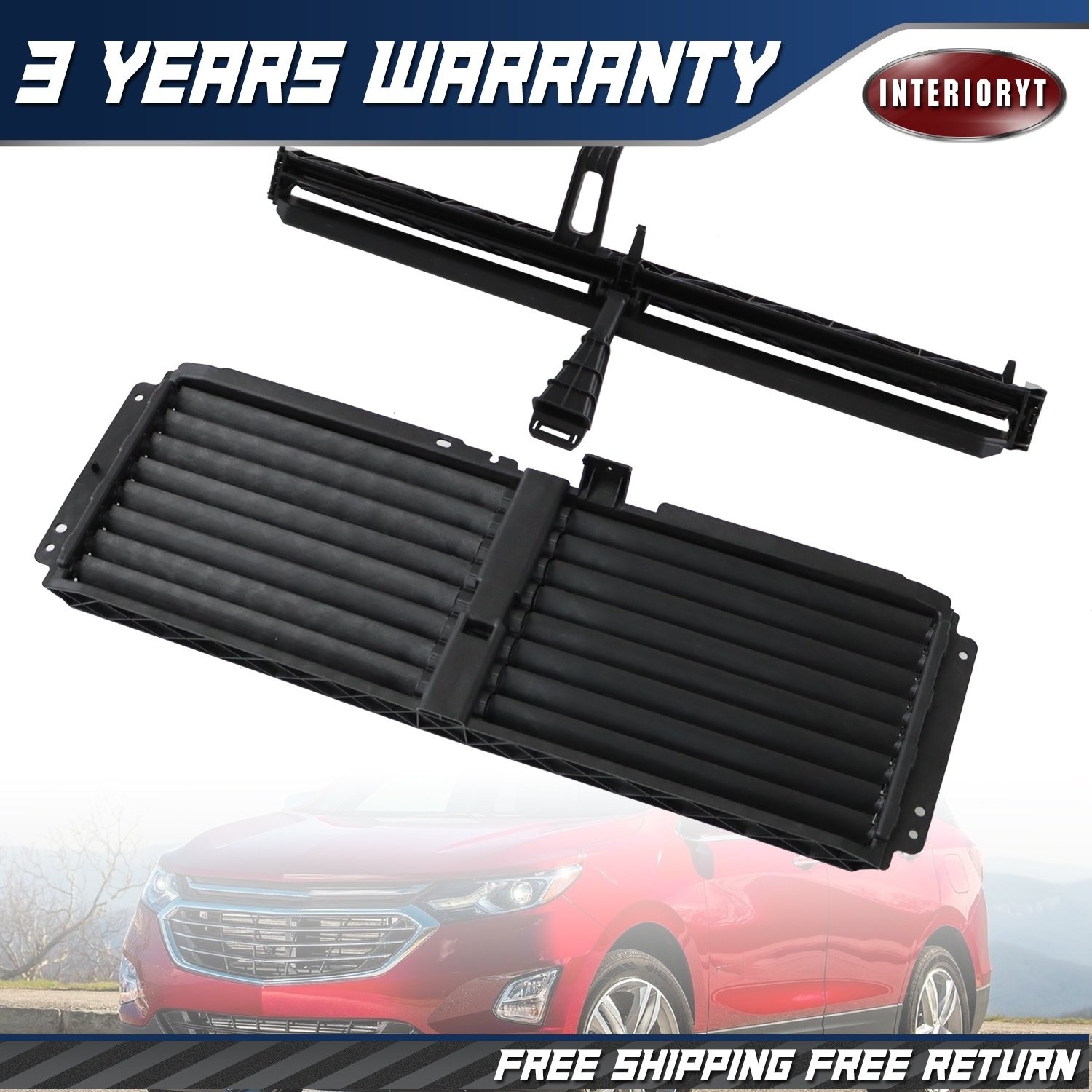 2PCS Upper + Lower Grille Shutter For 2018 -2020 GMC Chevrolet Equinox Terrain