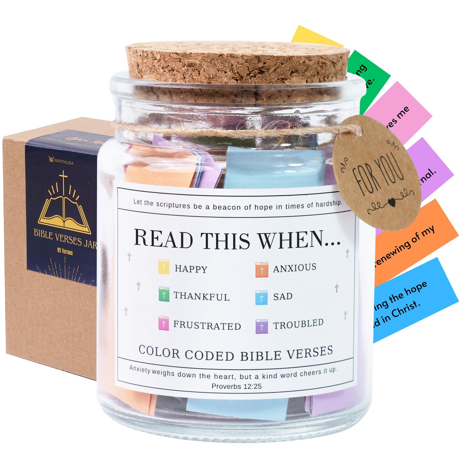 Read This When Bible Verses 6.5 Ounces, Jar For Emotions And Feelings