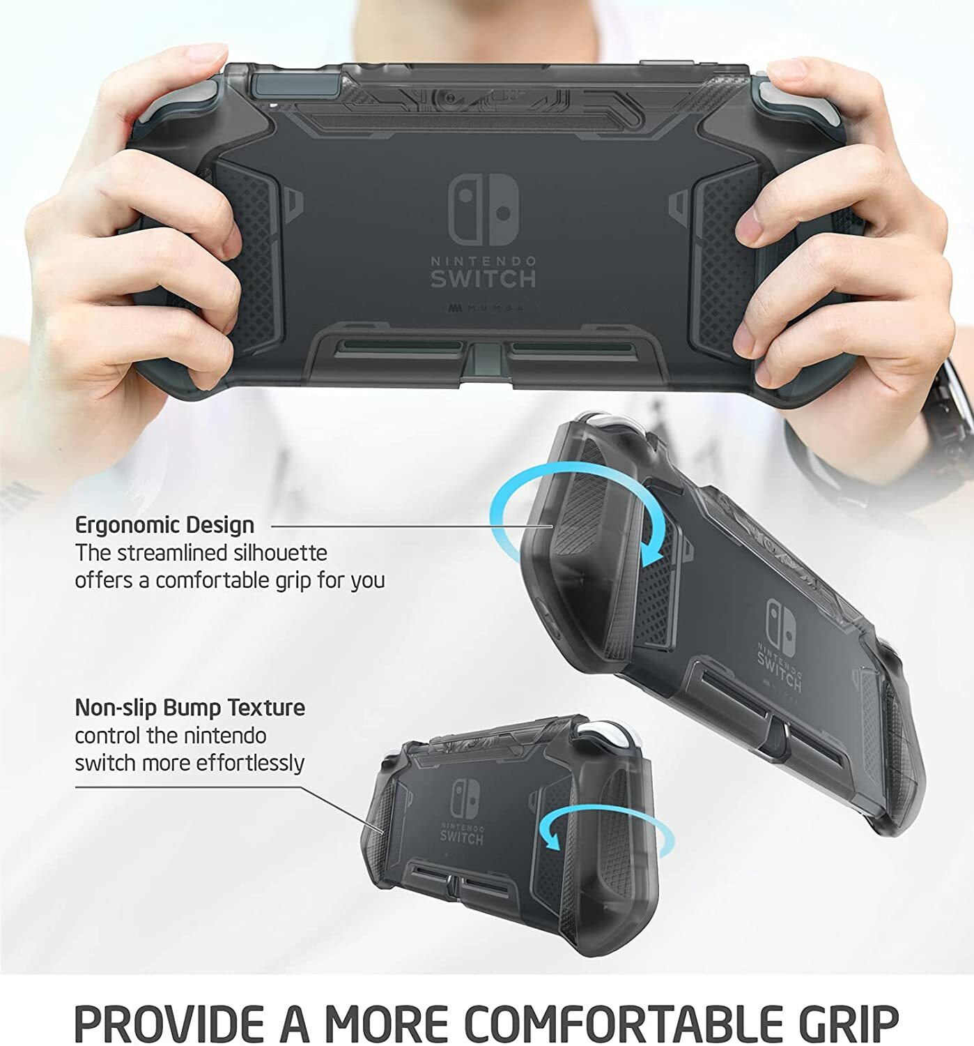 Mumba For Nintendo Switch Lite 2019 Grip Case Perfect Match Shell Rugged Cover