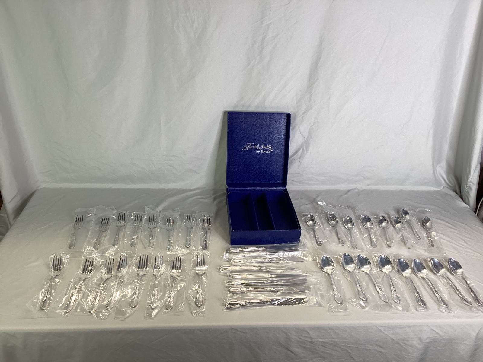 NOS Frank Smith By Towle Flatware Silver Plate SilverPlate In Box Service For 8