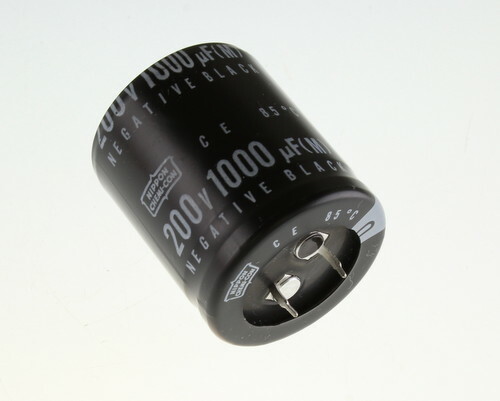 6x 1000uF 200V DC Radial Snap In Mount Electrolytic Capacitor 200VDC 1000mfd