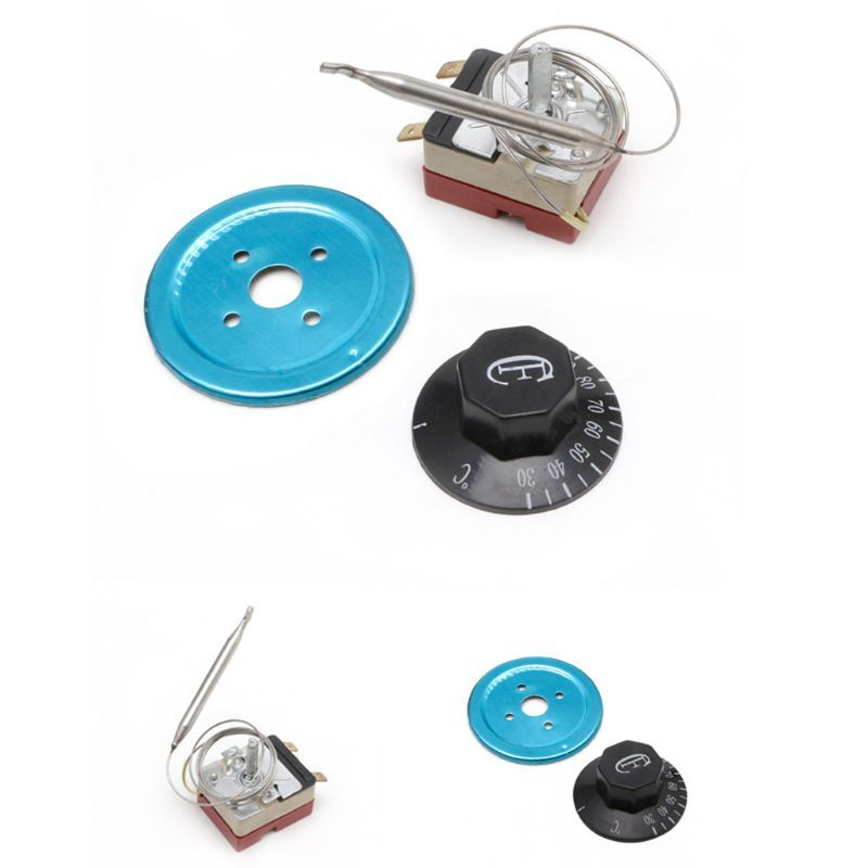 250V 16A Temperature Controller 30-110 Thermostat Knob Capillary