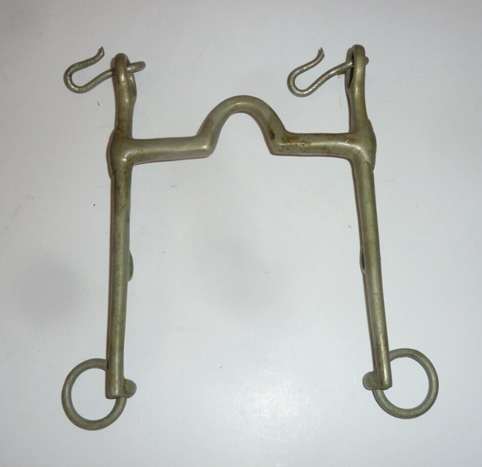 Vintage Saddleseat Double Bridle Curb  5 " Mouthpiece   B-11