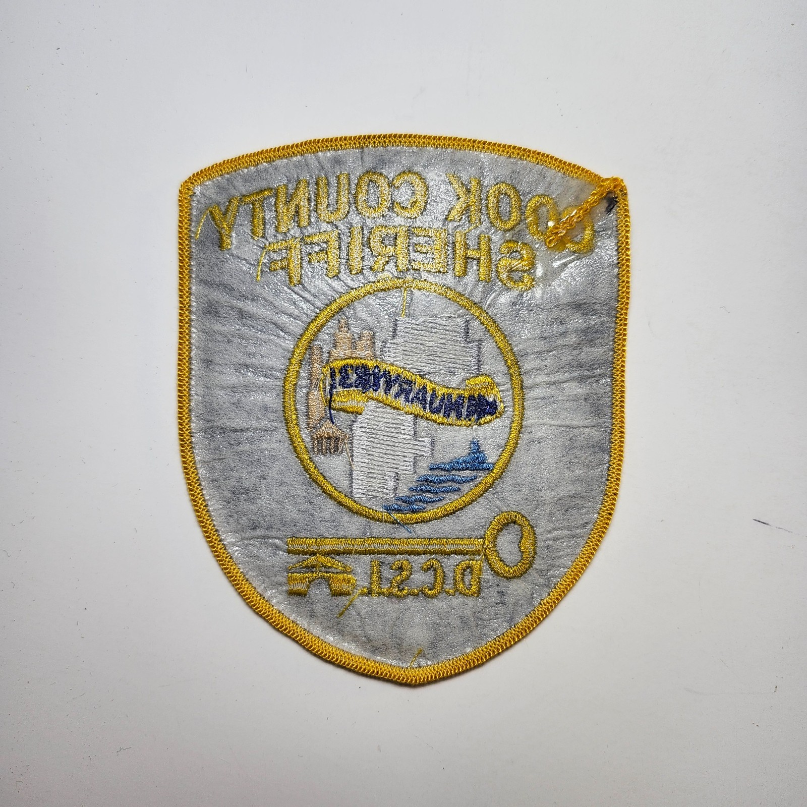 COOK COUNTY SHERIFF DCSI | Embroidered Shoulder Shield Patch [Chicago IL area]