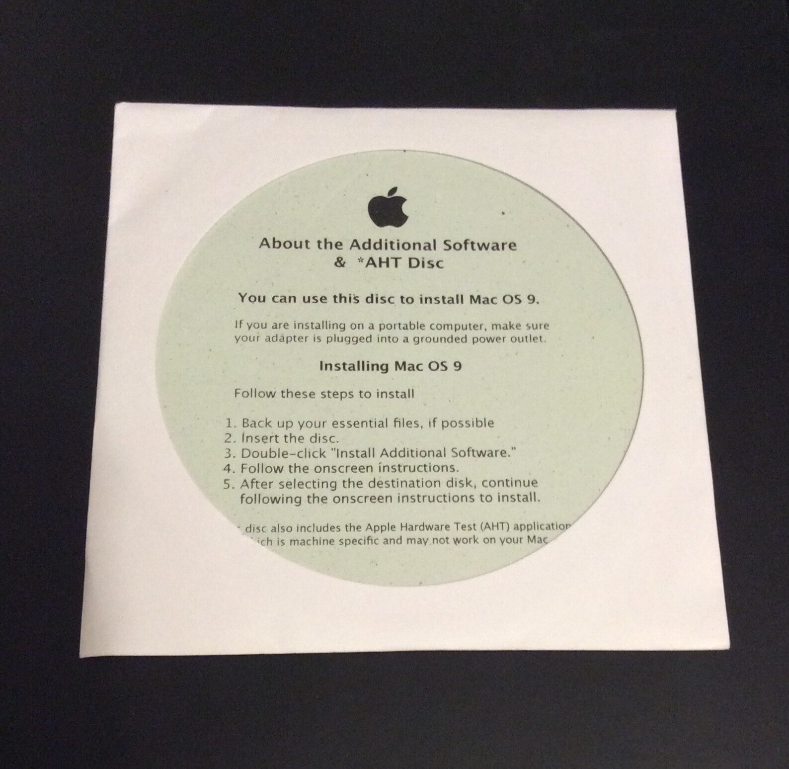 Apple Mac 9 Classic Software for OS X 10.3.x And 10.4.x