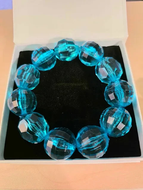 Handmade Beaded Chuncky Colorful Fun Stretch Bracelet