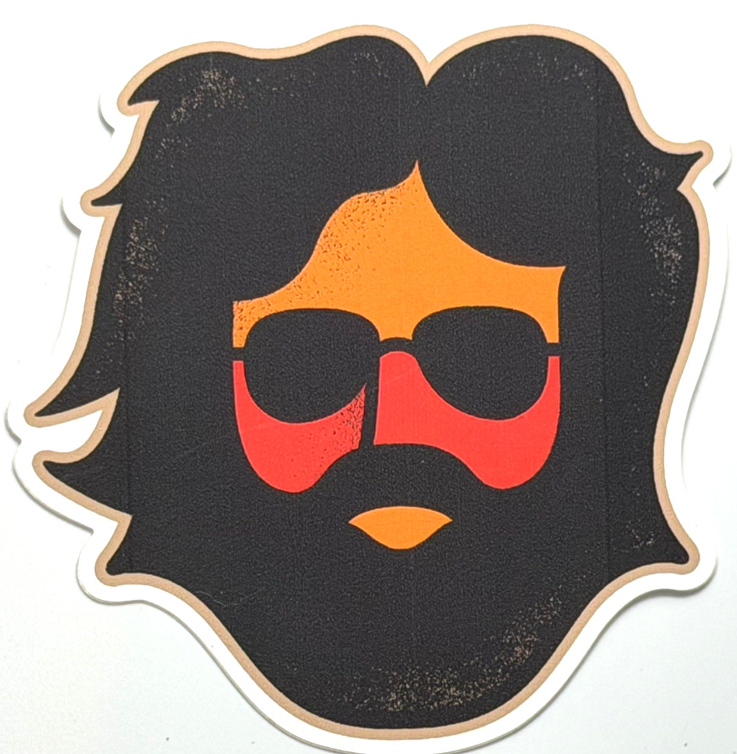 Jerry Garcia Keystone Sticker Grateful Dead Vinyl Die Cut Decal New
