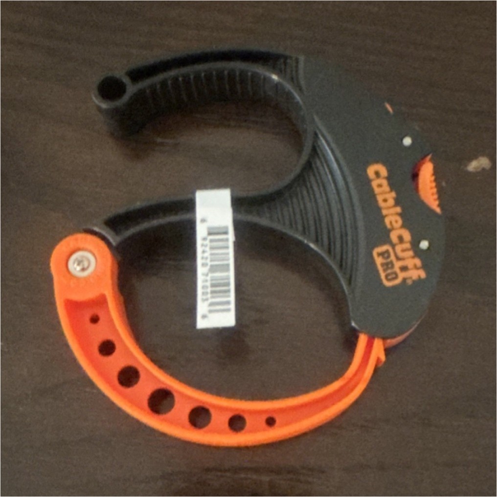 CableCuff Pro Multi-Tool Cable Cutting Tool Black/Orange Plastic Handle 1 Piece