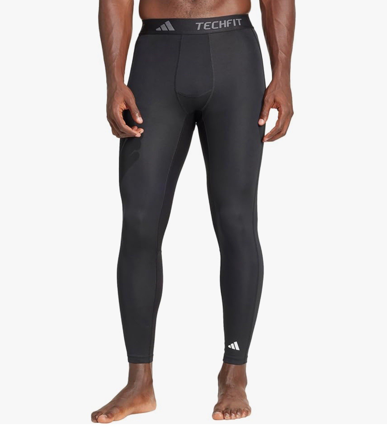 Adidas Mens Techfit Compression Training Long Tights Size XL Black NWT
