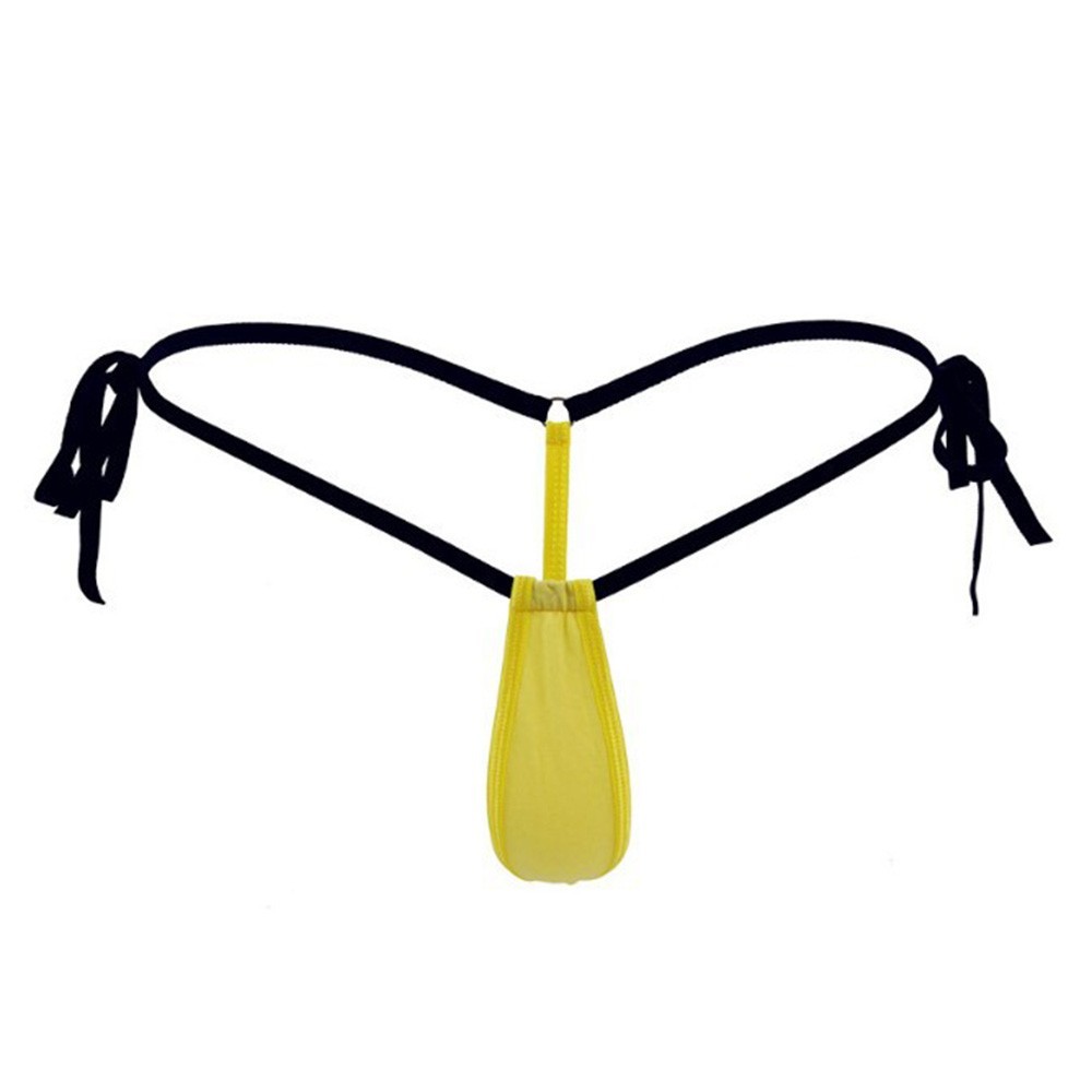 Sissy Men Sexy G-String Thong Breathable Pouch T-back Bikini Jockstrap Underwear