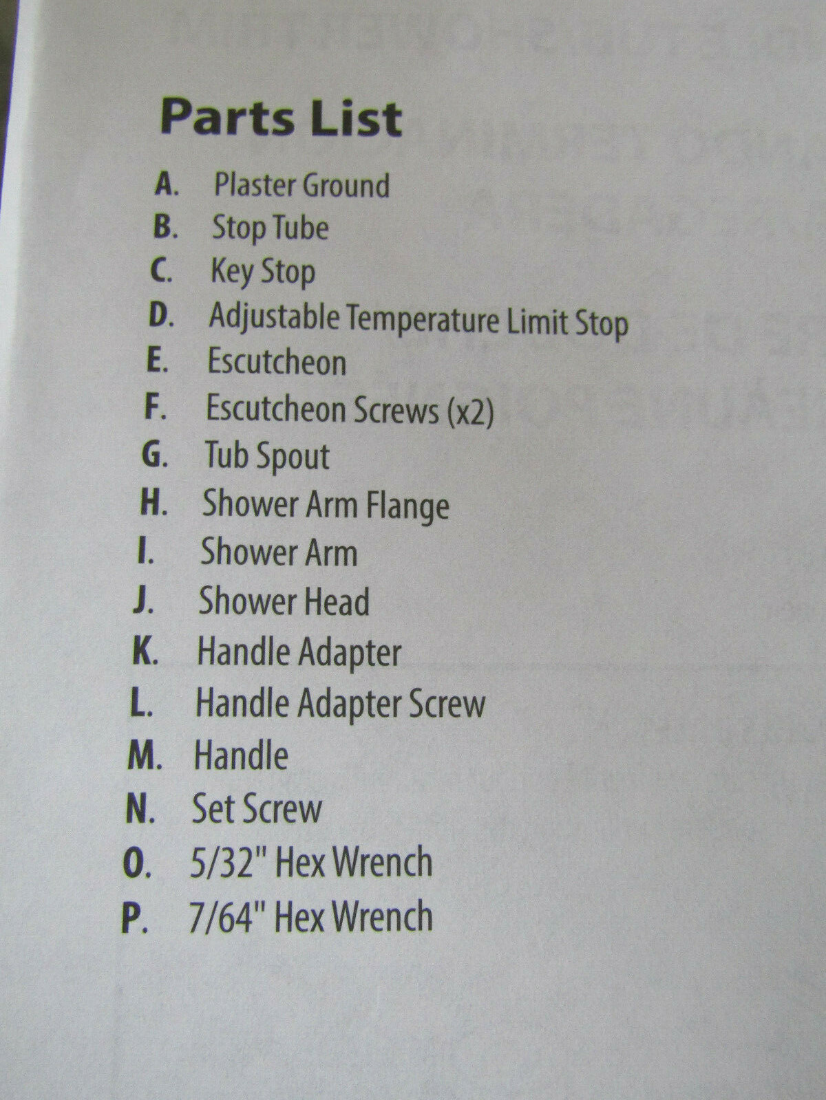 MOEN SHOWER HANDLE - GLYDE COLLECTION - CHROME
