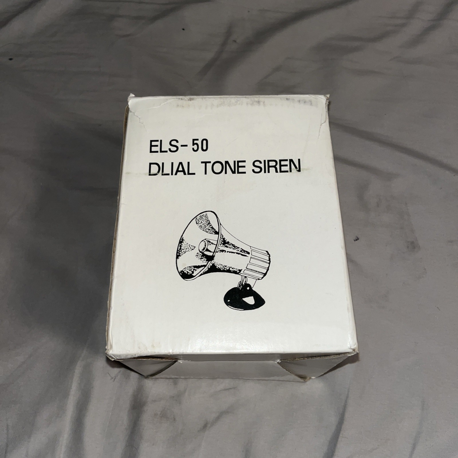 ELS-50 DLIAL Tone Siren Alarm Horn New In Box 6v-12v High Impact Plastic