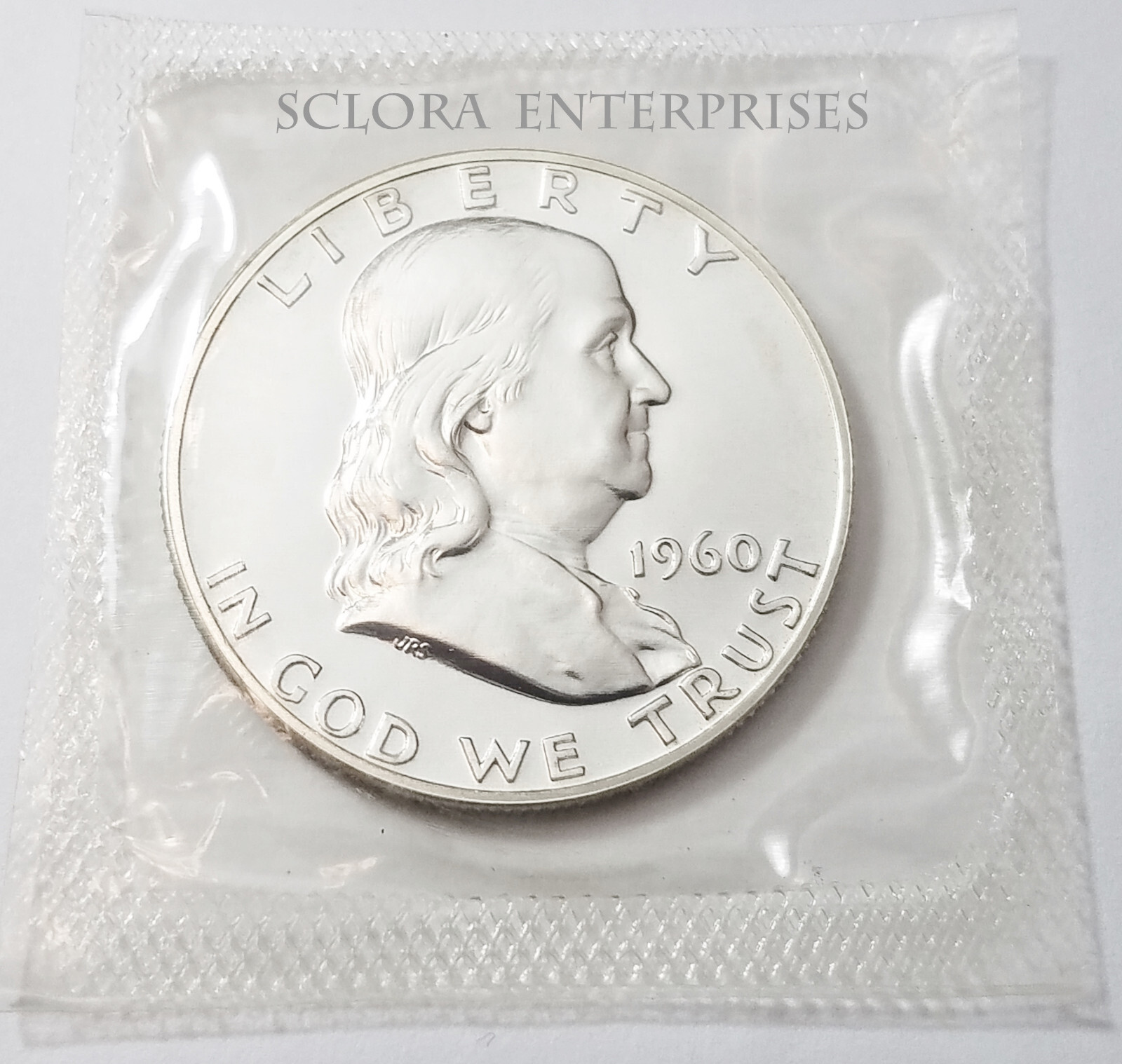 1960 BEN FRANKLIN HALF DOLLAR *UNCIRCULATED 90% SILVER PROOF*