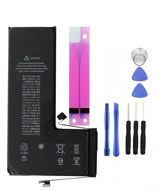 For Apple iPhone 11 Pro Battery Internal Replacement 3046 mAh + Tool Adhesives