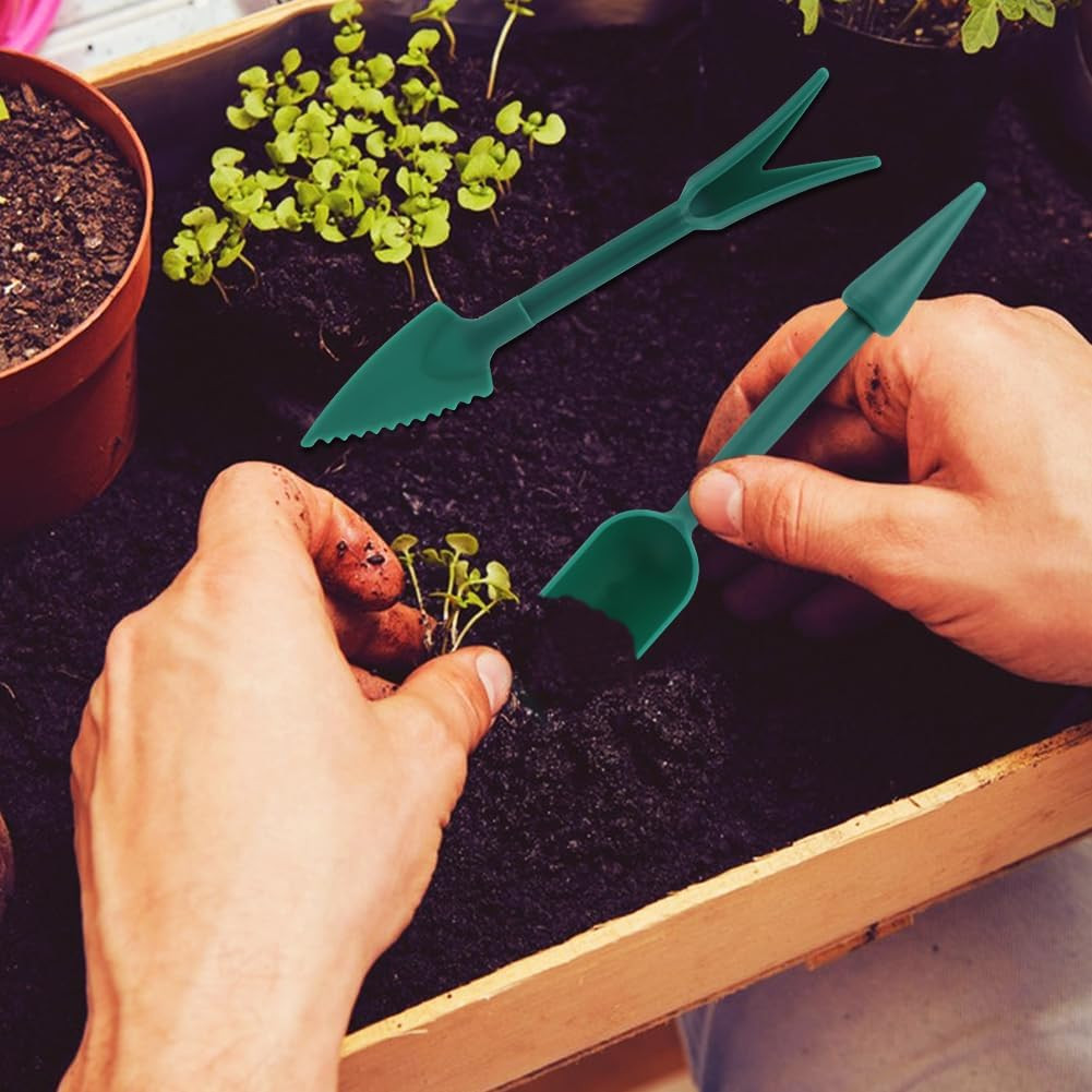 Seed Planter Tool Kit for Tiny Seeds, Hand Seed Dispenser Set with 2 Mini Seeder