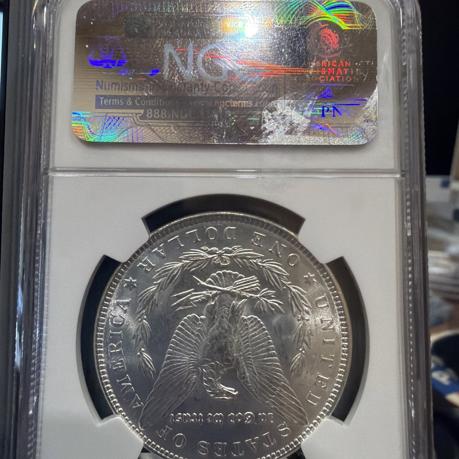 1886 Morgan Silver Dollar NGC MS63