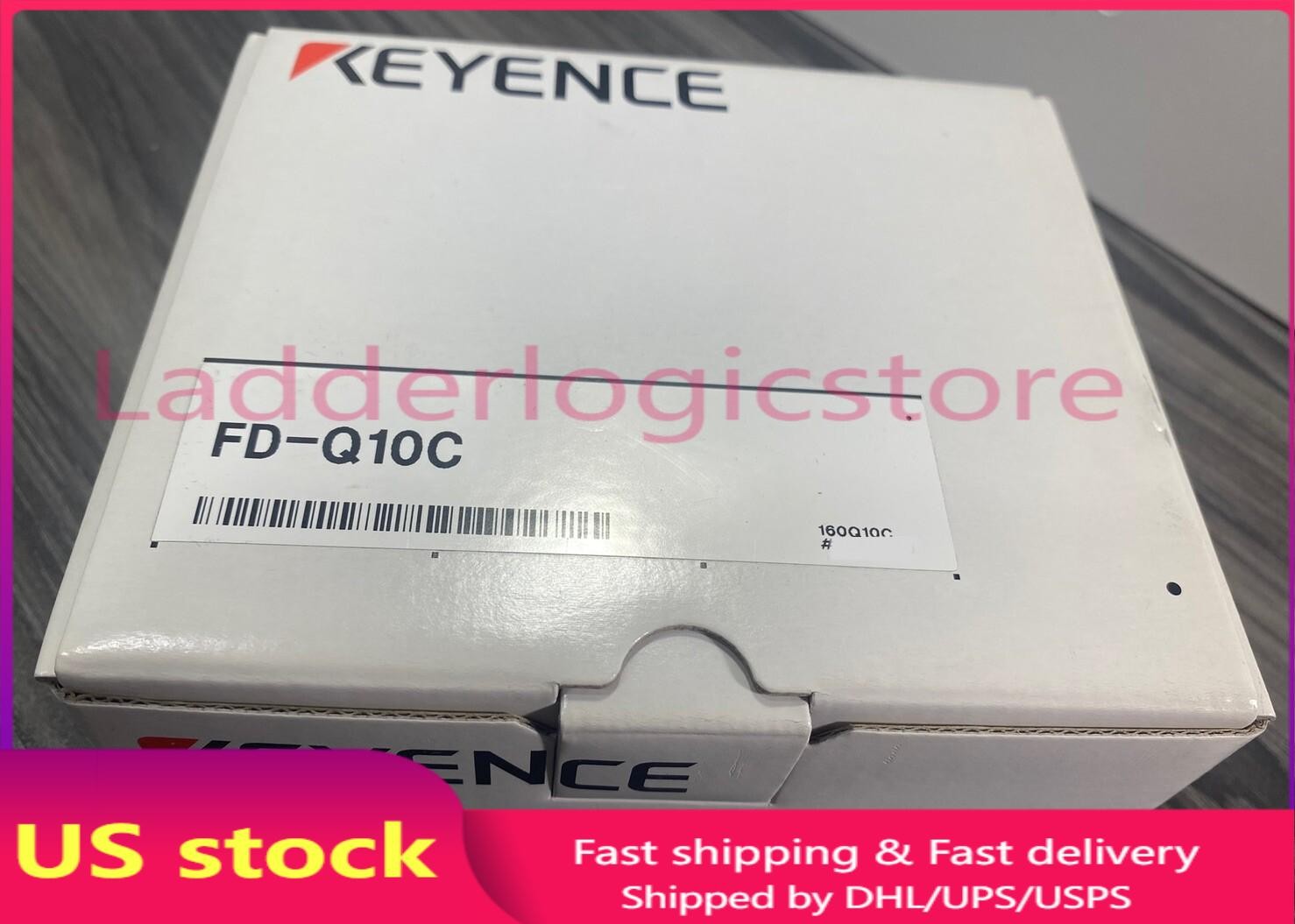 New Keyence FD-Q10C Clamp-on Digital Flow Sensor w/ Sensor Bracket 20-30VDC -USA