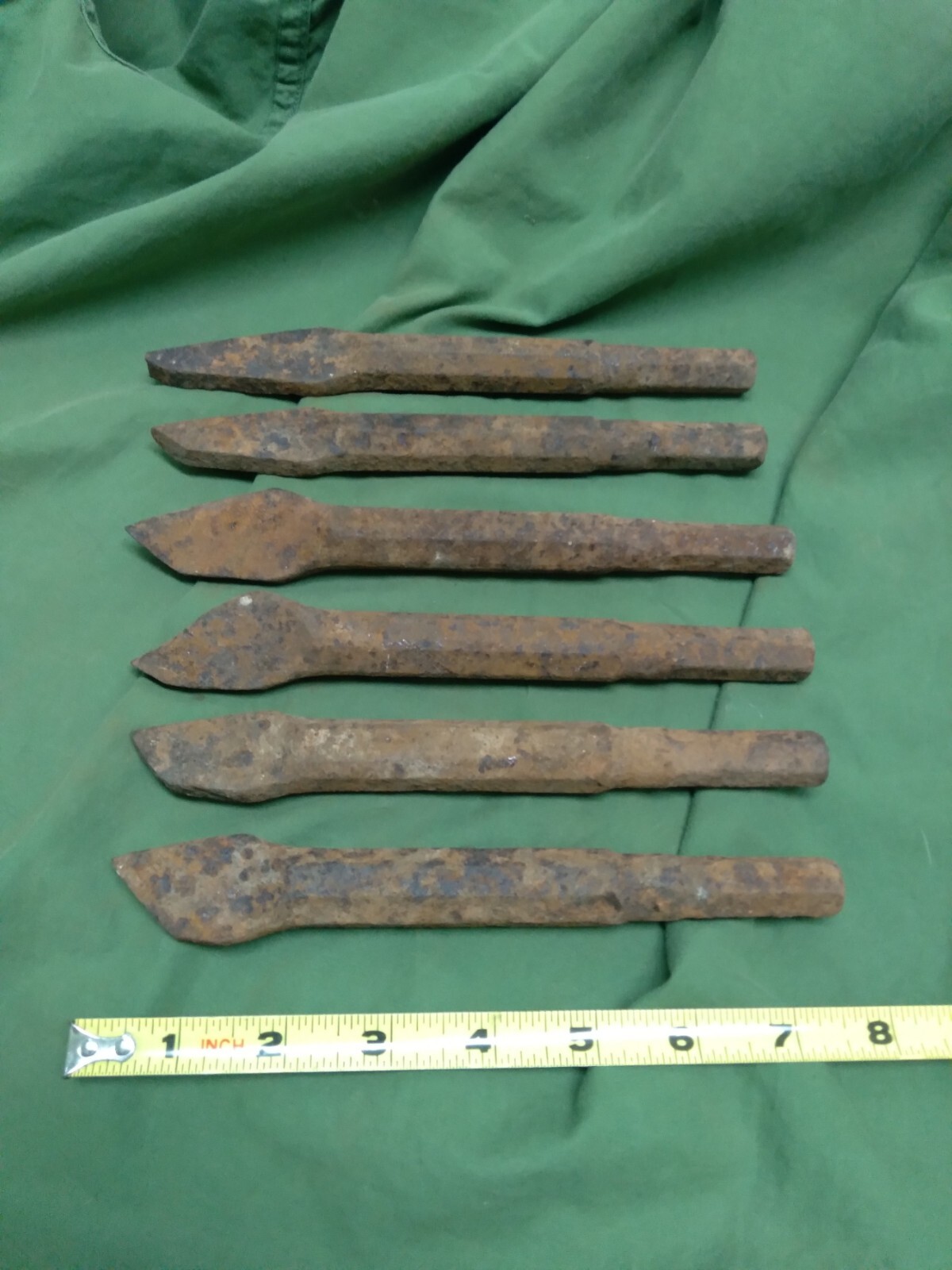Vintage Air Tool Cutter Chisels ( 6 ) - 1/2"  Drive