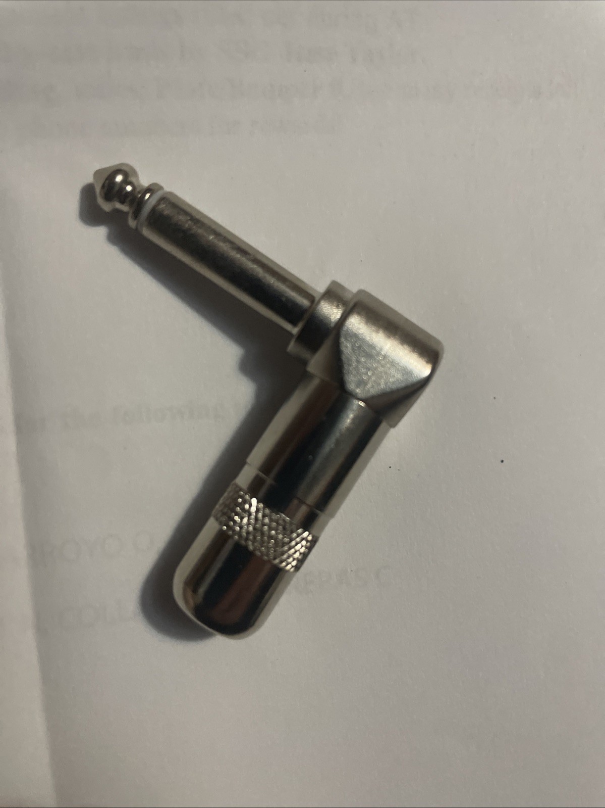 Switchcraft Right Angle Instrument Jack