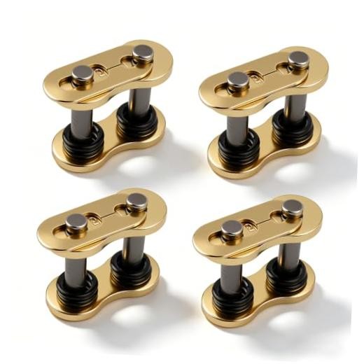 4PCS 530 Chain Master Link with O-Ring,Heavy-Duty Steel 530 Motorcycle Chain
