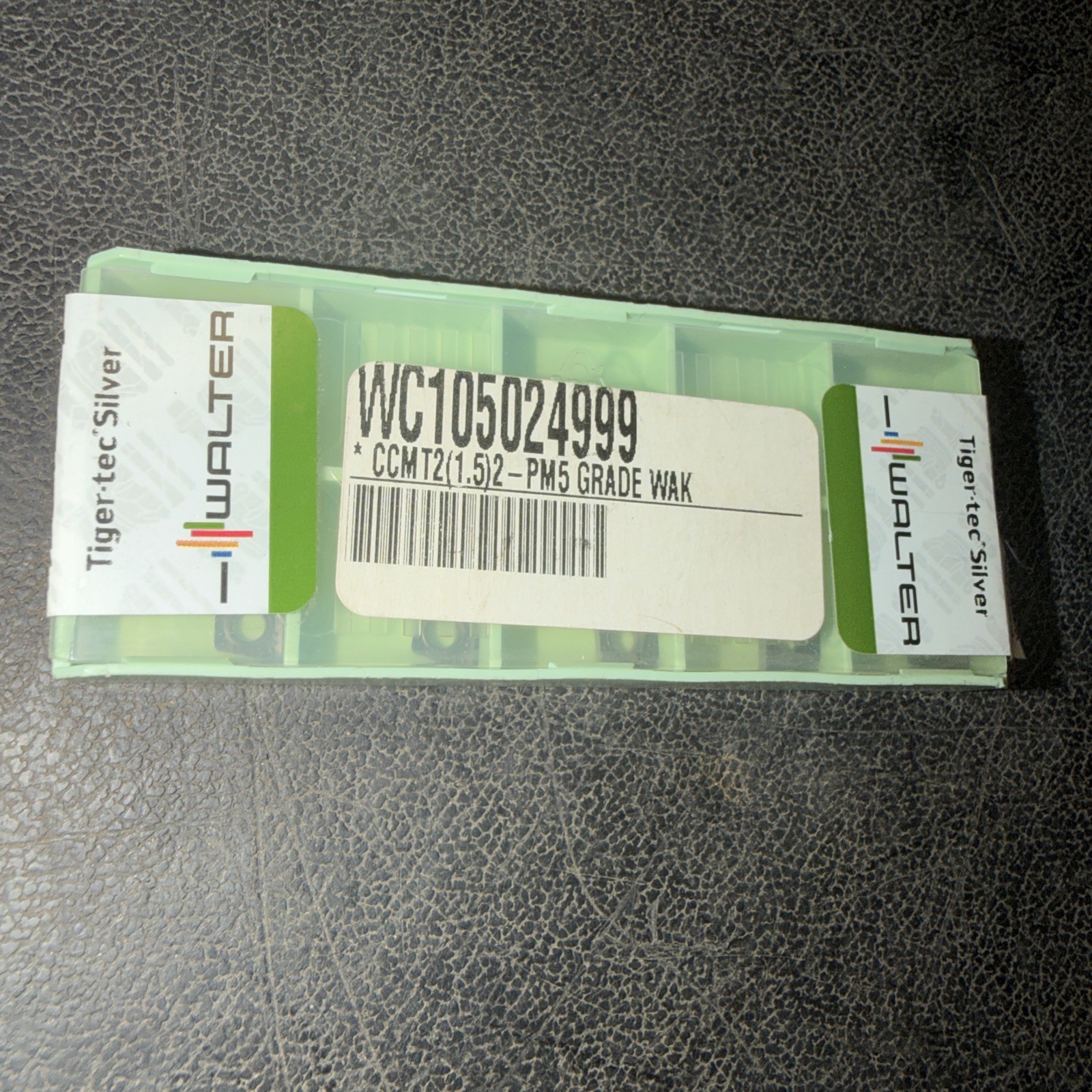 Walter Tiger·tec Silver WC105024999 CCMT060208-PM5 WAK Carbide Inserts (10pcs)